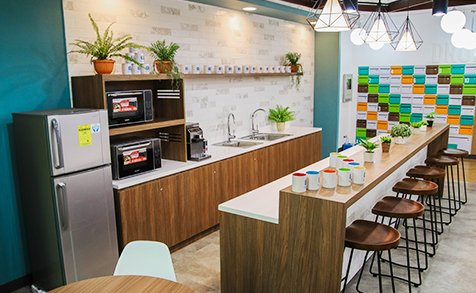 cafe area